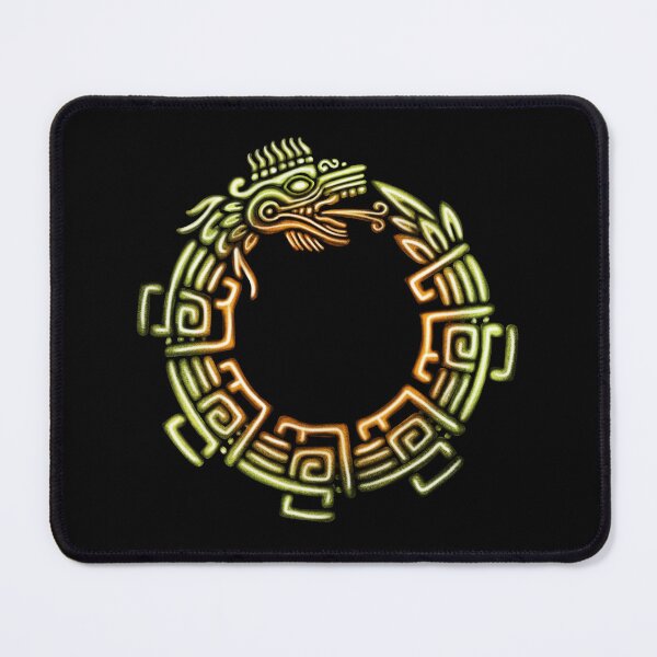 Item preview, Aztec ouroboros snake designed and sold by La Loca.