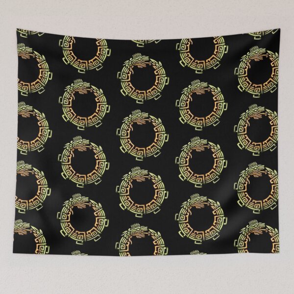 Item preview, Aztec ouroboros snake designed and sold by La Loca.