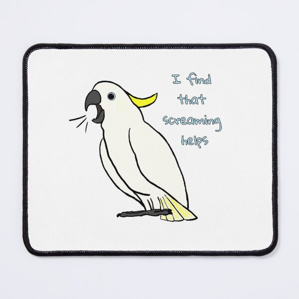 Item preview, Screaming Cockatoo designed and sold by UnderbiteShop.