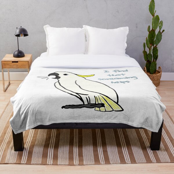 Aperçu de l'œuvre Screaming Cockatoo créée et vendue par UnderbiteShop.
