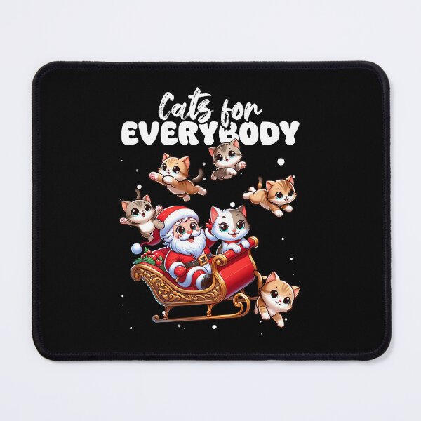 Item preview, Cats For Everybody Funny Not Ugly Cute Christmas Sweatshirt designed and sold by 4TeeToo.