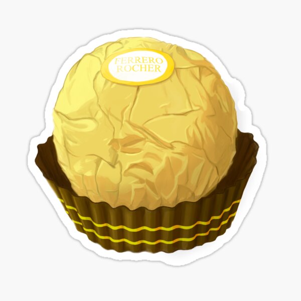 Ferrero Rocher Sticker by DougLeutz Redbubble