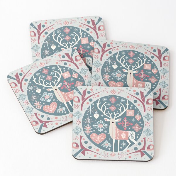 Item preview, Reindeer traditional christmas pattern designed and sold by emaotx.