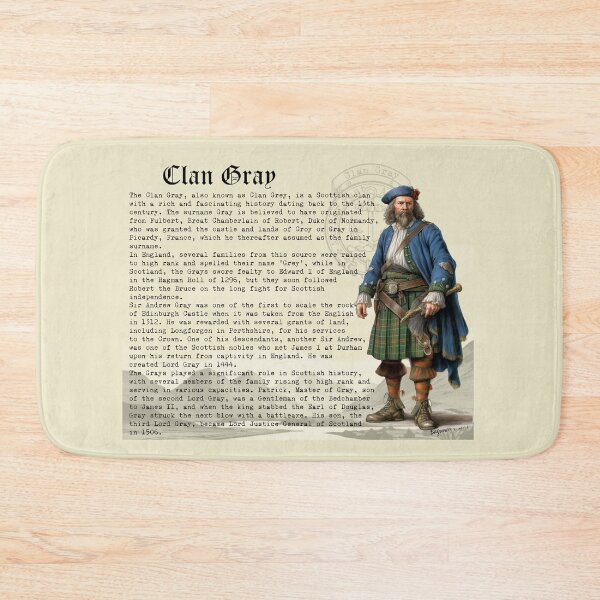 Item preview, Clan Gray Scottish History  designed and sold by BagTown Clans.