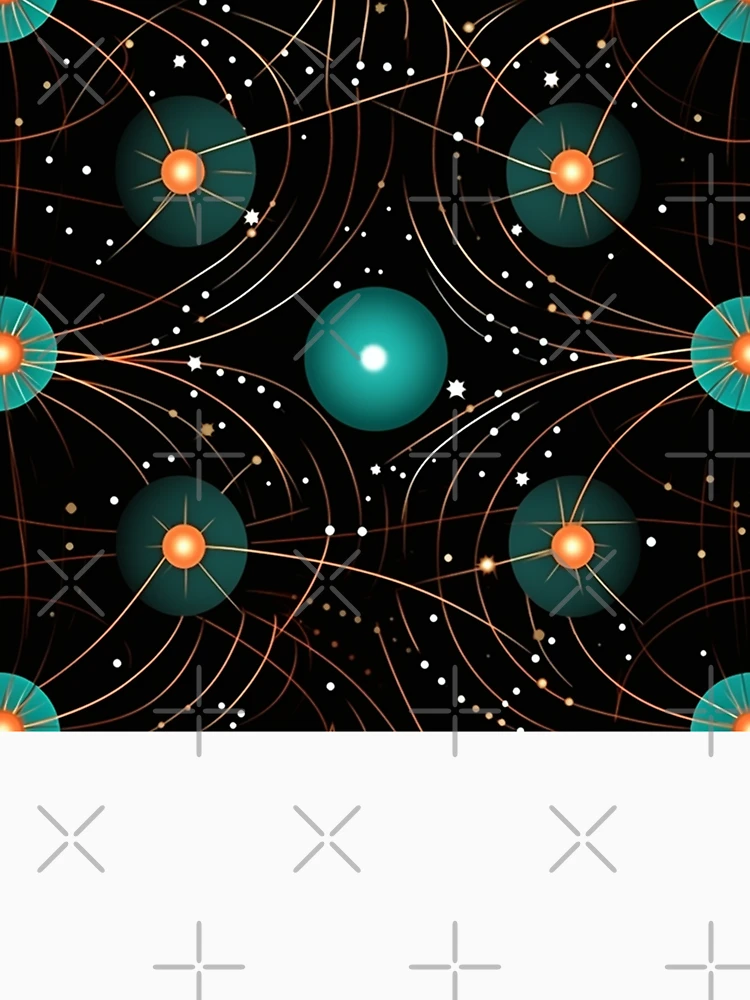 Imagen 6 de 6, Sudadera con capucha con la obra Interstellar Pattern, diseñada y vendida por SideSignal.