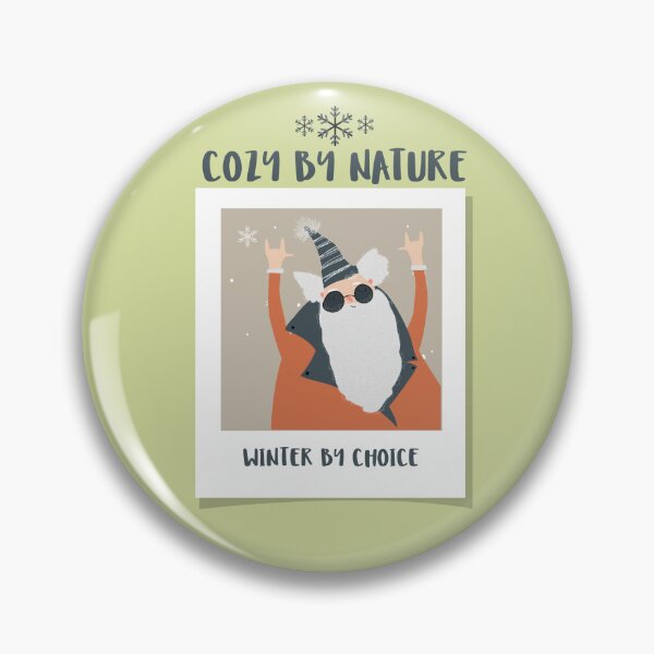 Item preview, Cozy by Nature Winter by Choice | Cool Santa designed and sold by CarbonPosDesign.