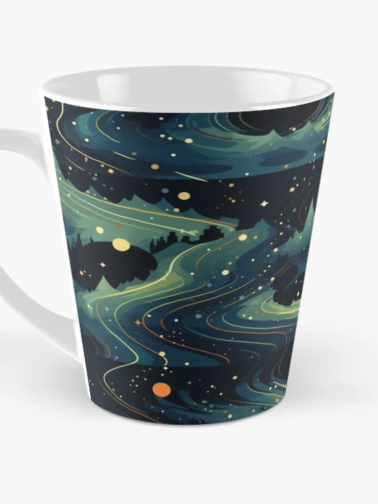 Thumbnail 3 of 4, Coffee Mug, Interstellar Pattern designed and sold by SideSignal.