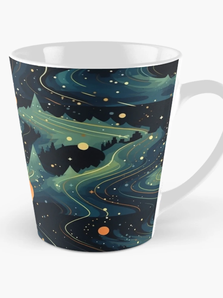 Thumbnail 1 of 4, Coffee Mug, Interstellar Pattern designed and sold by SideSignal.