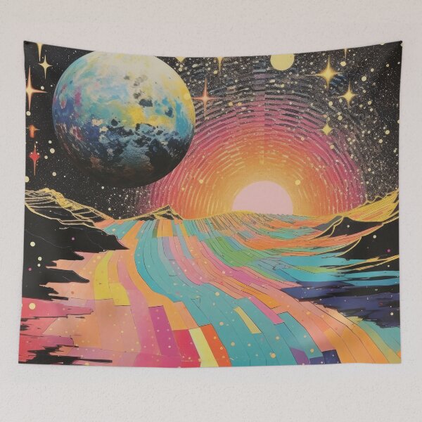 Item preview, Trippy Space trippy Rainbow Astronaut Psychedelic Aesthetic designed and sold by ZedOhEe.