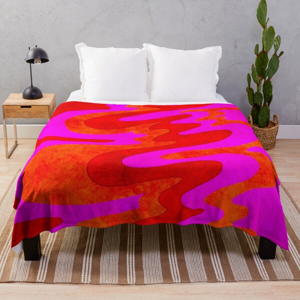 Item preview, Painted Waves of Red, Pink and Orange designed and sold by SoshanaC.