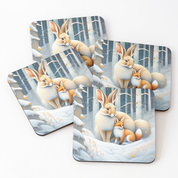 Item preview, Rabbit and the fox designed and sold by ArtToGoo.