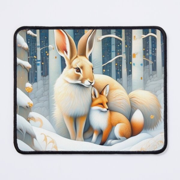Item preview, Rabbit and the fox designed and sold by ArtToGoo.