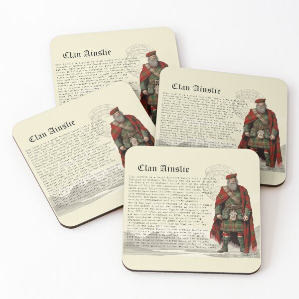 Item preview, Clan Ainslie Scottish History  designed and sold by BagTown Clans.