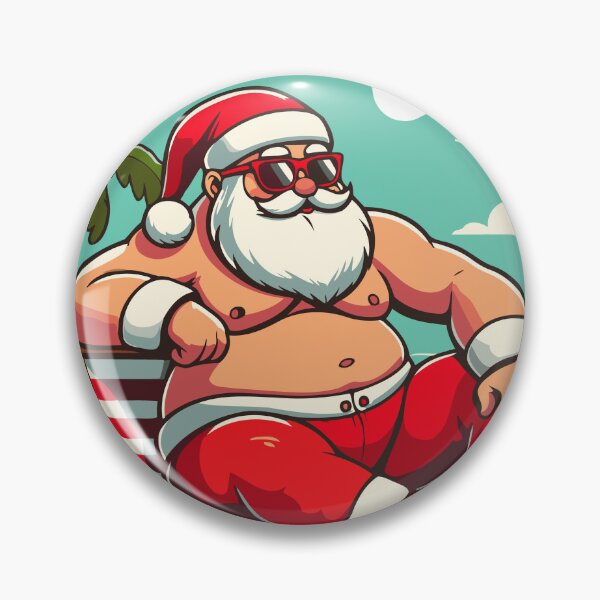 Item preview, Santa on Vacation designed and sold by LaughCrypt.