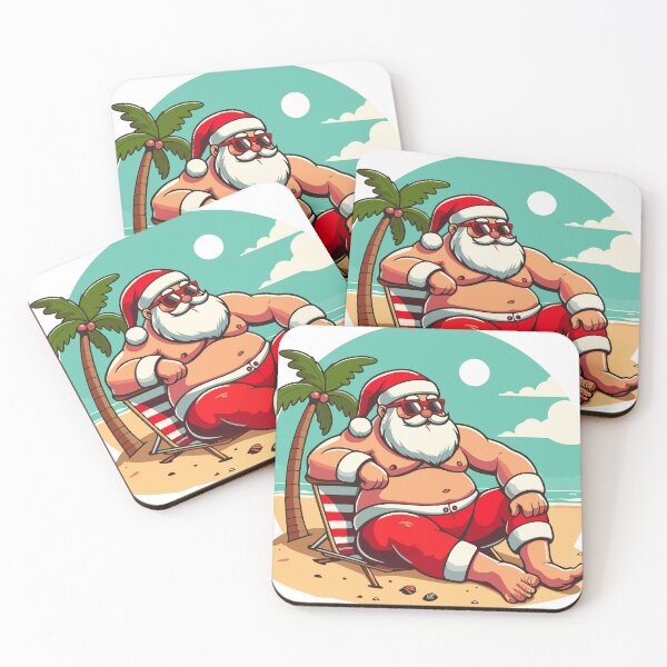 Item preview, Santa on Vacation designed and sold by LaughCrypt.