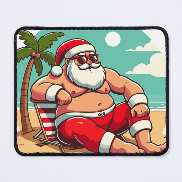 Item preview, Santa on Vacation designed and sold by LaughCrypt.