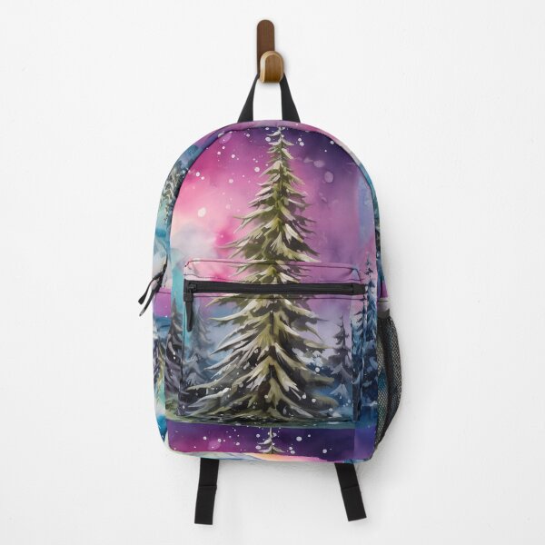 Item preview, Aurora borealis light landscape designed and sold by Red Witch Art.