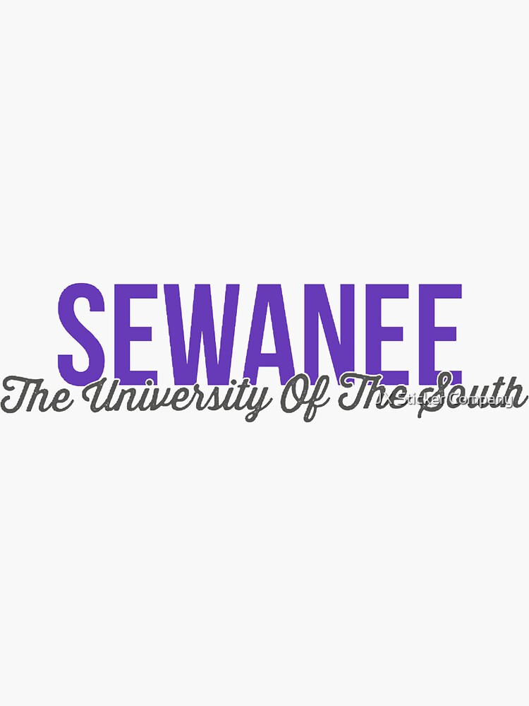 "Sewanee Style 01" Sticker for Sale by j1448 Redbubble