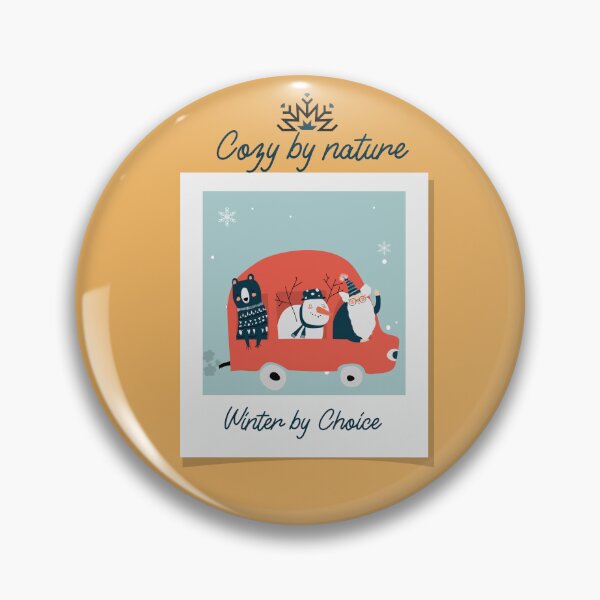 Item preview, Cozy by Nature Winter by Choice | Cool Santa with Cool Friends designed and sold by CarbonPosDesign.