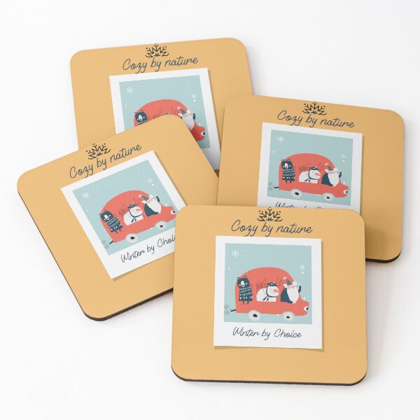 Item preview, Cozy by Nature Winter by Choice | Cool Santa with Cool Friends designed and sold by CarbonPosDesign.