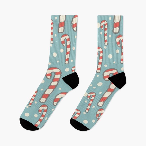 Item preview, Candy cane- retro colors, red, blue, white, grey. designed and sold by My-fake-places.
