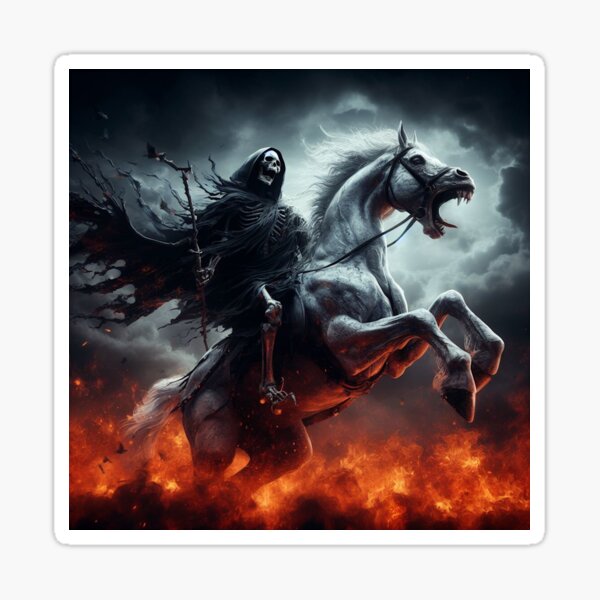 Item preview, Revelations Pale Horse and Its Rider Death designed and sold by DakotaInspired.