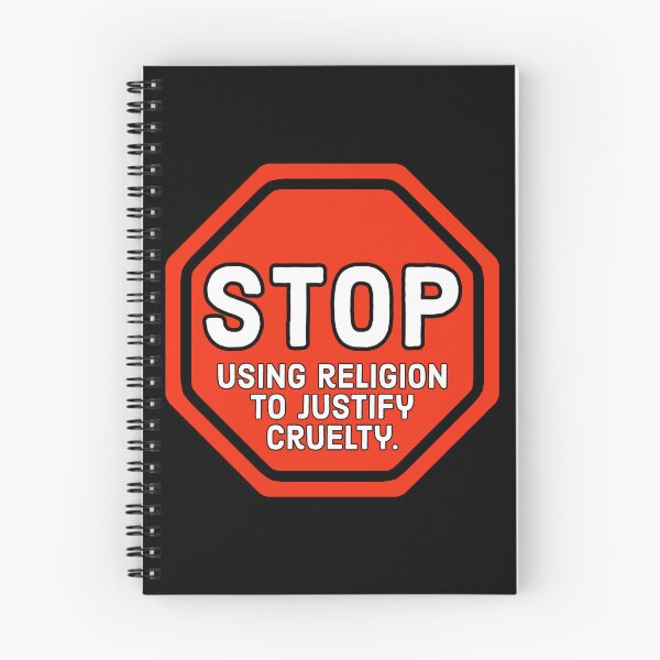 Item preview, Stop using religion to justify cruelty  designed and sold by Rachel the Artist .