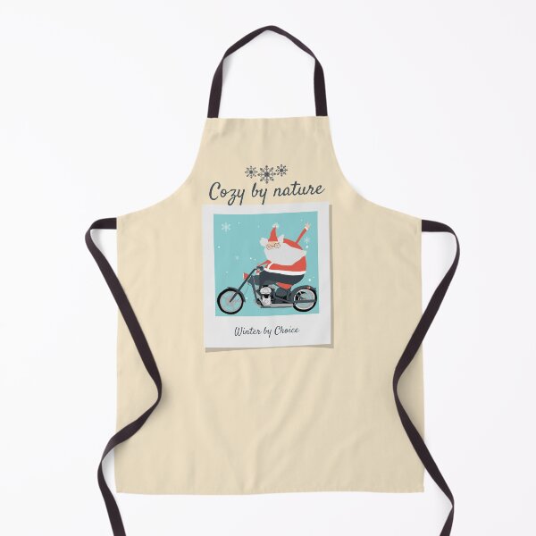Item preview, Cozy by Nature Winter by Choice | Cool Santa on Motorcycle designed and sold by CarbonPosDesign.