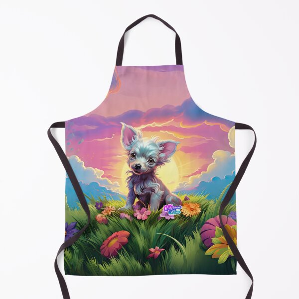 Item preview, Whimsical Y2K Rainbow Chinese Crested Dog Collection: Magical Shirts, Stickers, and More! designed and sold by ChromaKins.
