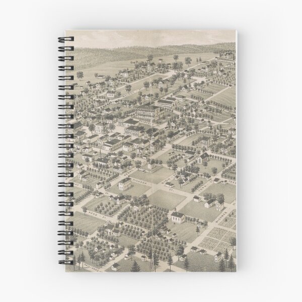 Item preview, Vintage Pictorial Map of Monticello FL (1885) designed and sold by BravuraMedia.