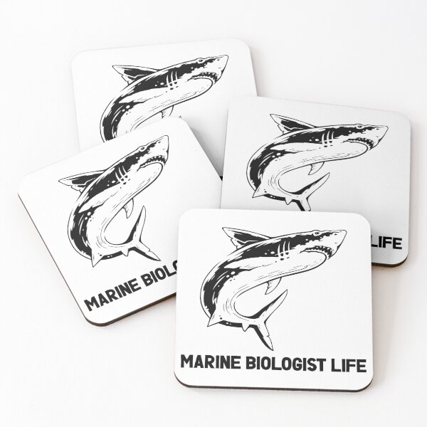 Item preview, Marine Biologist Life - Shark and Marine Biology Lover (Black Design) designed and sold by Spiprinto.