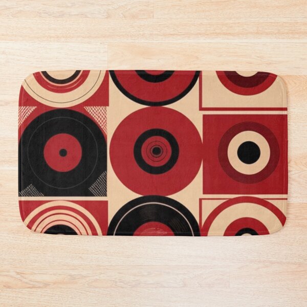 Item preview, Crimson Red Vinyl Records Compilation designed and sold by musicgeniusart.