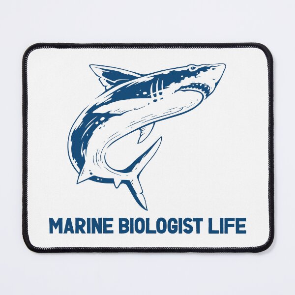 Item preview, Marine Biologist Life - Shark and Marine Biology Lover (Blue Design) designed and sold by Spiprinto.