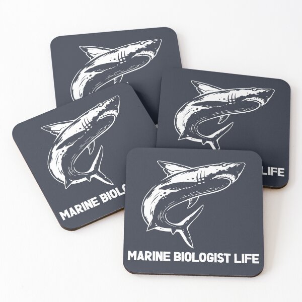 Item preview, Marine Biologist Life - Shark and Marine Biology Lover (White Design) designed and sold by Spiprinto.