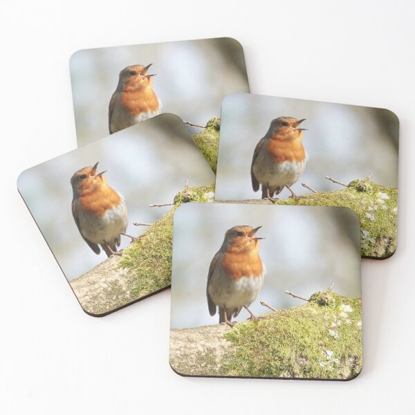 Item preview, "Melodic Serenade: A Robin's Song on Nature's Stage" designed and sold by rosedd.