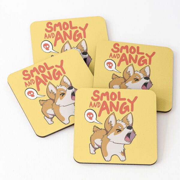 Item preview, SMOL and ANGY designed and sold by Lizardbeth Art.