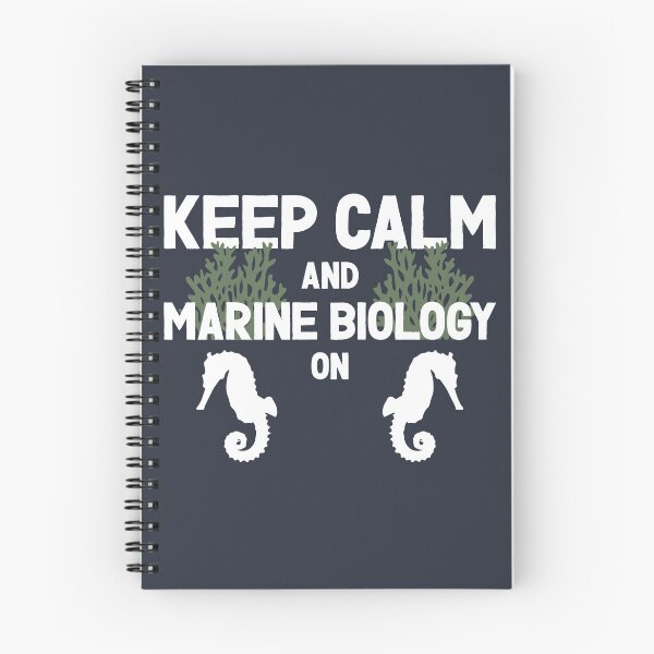 Item preview, Keep Calm and Marine Biology On - Seahorse, Algae, and Marine Biology Lovers (Light Design) designed and sold by Spiprinto.
