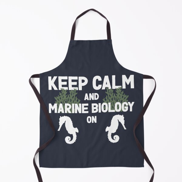 Item preview, Keep Calm and Marine Biology On - Seahorse, Algae, and Marine Biology Lovers (Light Design) designed and sold by Spiprinto.