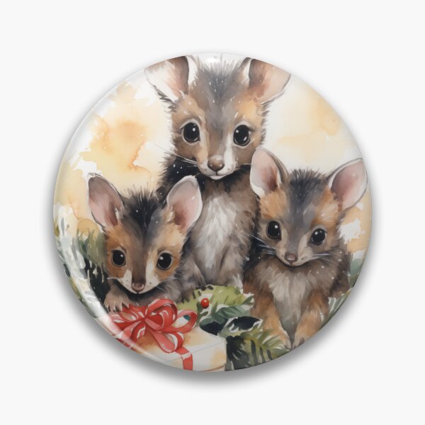 Item preview, Wallaby Christmas (watercolor design 1) designed and sold by Samuelsboro.