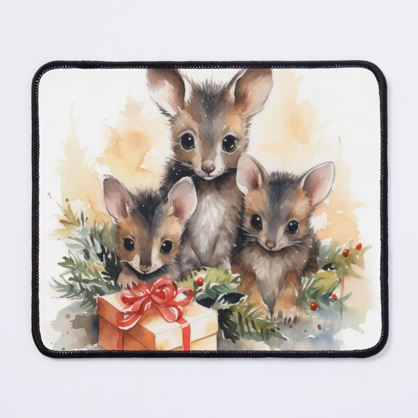 Item preview, Wallaby Christmas (watercolor design 1) designed and sold by Samuelsboro.