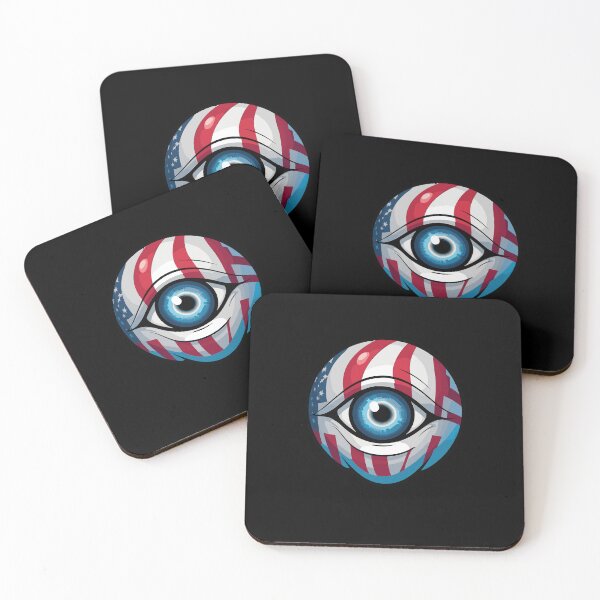 Item preview, Patriotic Gaze: American Flag Eyes Design designed and sold by styleonestaa.