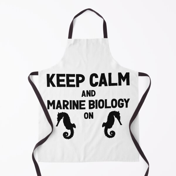 Item preview, Keep Calm and Marine Biology On - Seahorses and Marine Biology Lovers (Black Design) designed and sold by Spiprinto.