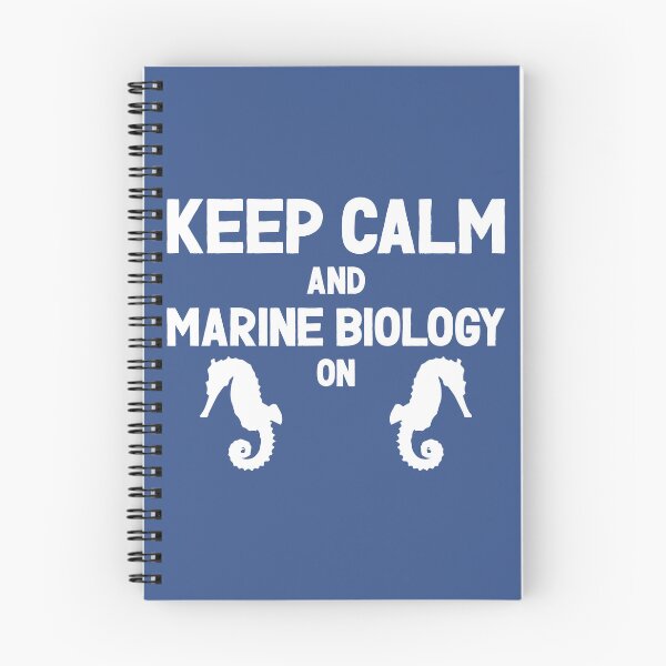 Item preview, Keep Calm and Marine Biology On - Seahorses and Marine Biology Lovers (White Design) designed and sold by Spiprinto.