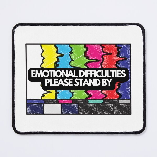 Item preview, Emotional Difficulties Please Stand By TV Static Signal designed and sold by lulifilu.