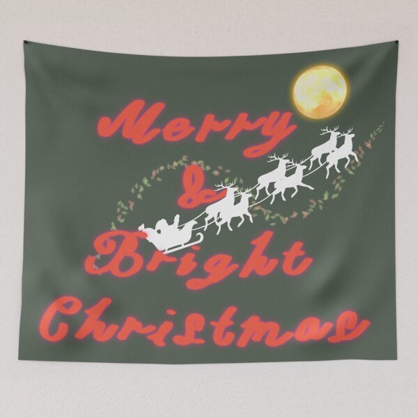 Item preview, Cozy Christmas | traditional merry and bright christmas joy cheer  | dark green designed and sold by DrStickerManiac.