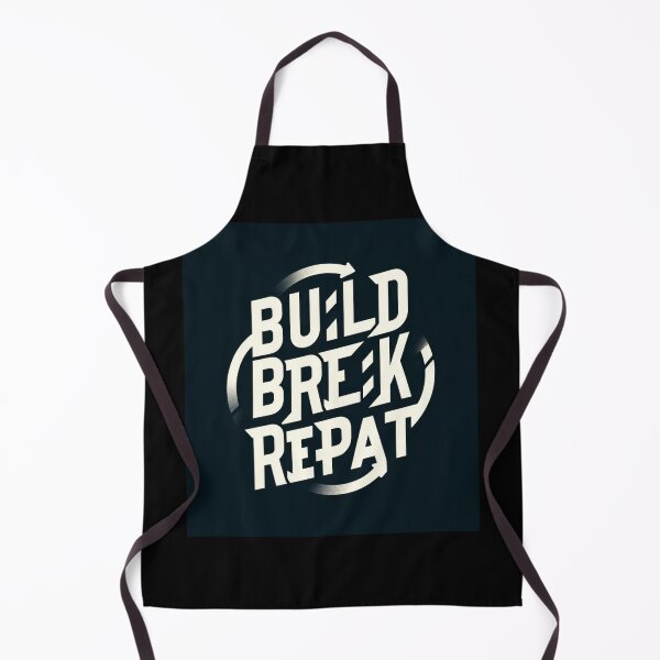 Item preview, Build, Break, Repeat" Entrepreneur Motivation designed and sold by EmprendeHoy.