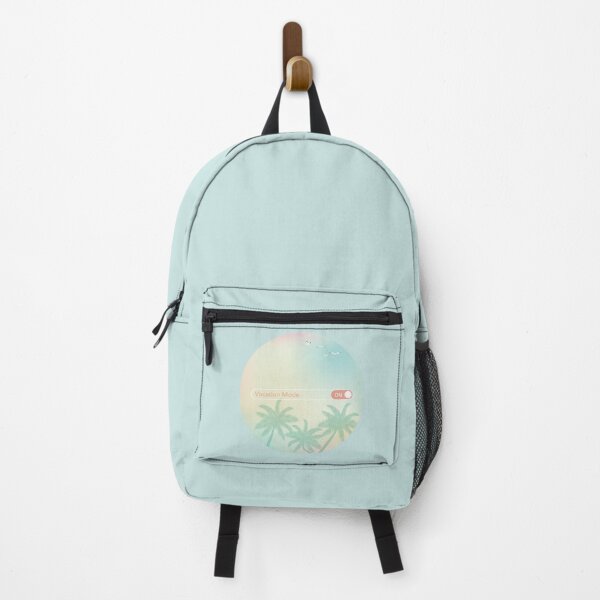 Item preview, Vacation Mode ON Pastel - Travel Pastel Beach Palm Trees Toggle  designed and sold by RoseGenuine.