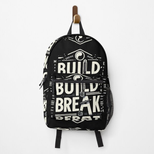 Item preview, Build, Break, Repeat" Entrepreneur Motivation designed and sold by EmprendeHoy.