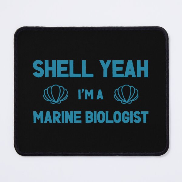 Item preview, Shell Yeah, I'm a Marine Biologist - Shells and Marine Biology Lovers (Blue Design) designed and sold by Spiprinto.