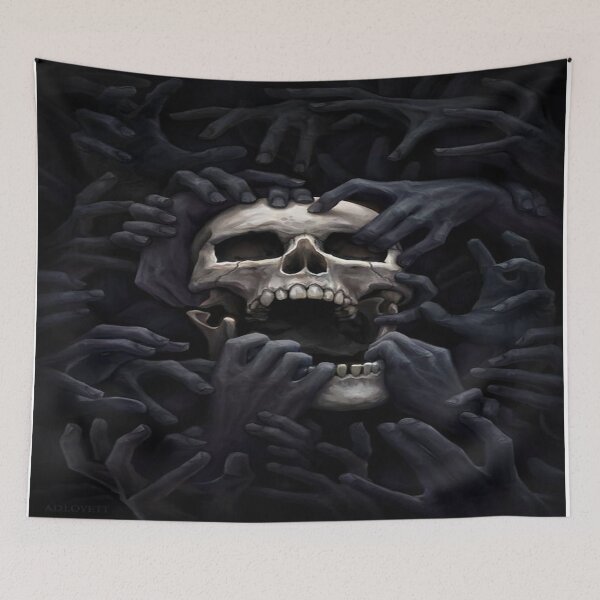 Item preview, Horror Skull Nightmare Art designed and sold by leen12 Art Designs Prints.